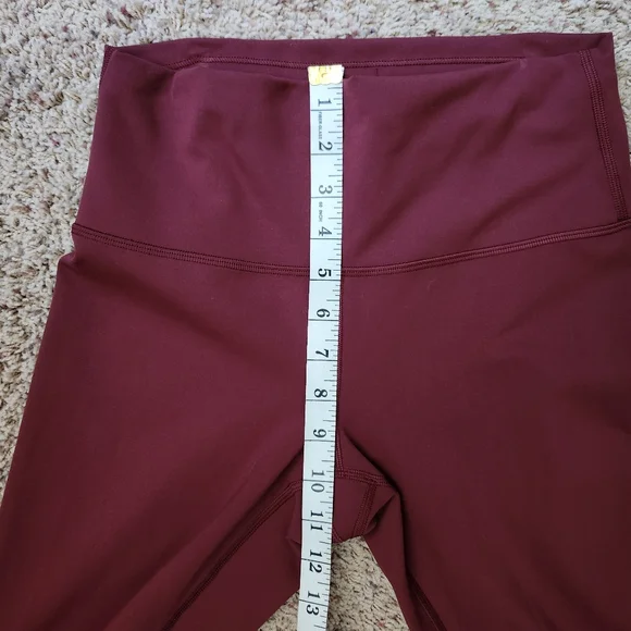 Lululemon Wunder Train Leggings Maroon Size 8 - Picture 8 of 8